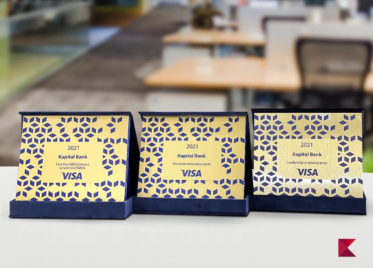 Kapital Bank получил 3 награды от Visa 
