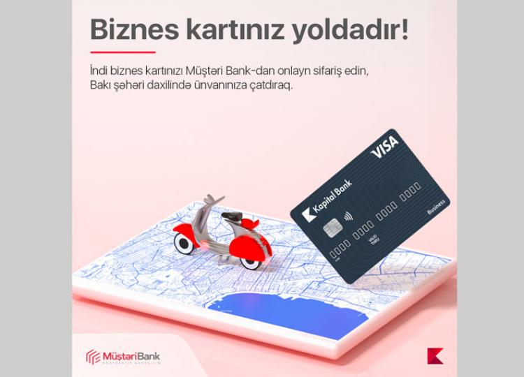 Kapital Bank biznes kartların ünvana çatdırma xidmətini həyata keçirir 