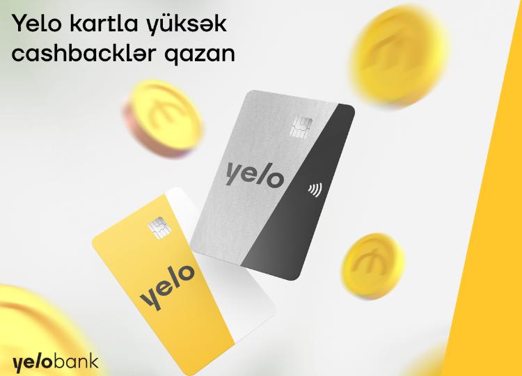 Зарабатывайте высокий кэшбэк с картой Yelo! 