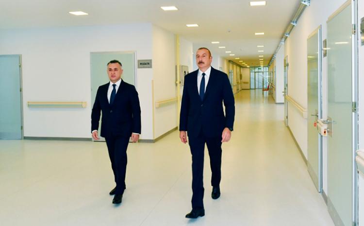 Президент Ильхам Алиев принял участие в открытии Республиканского санатория туберкулезных заболеваний для детей и подростков в Баку 
