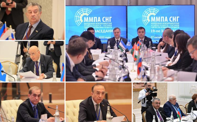 Members of Milli Majlis Delegations Spoke at Discussions at CIS IPA Plenum 