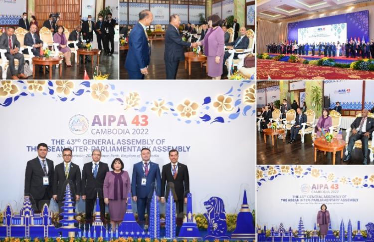 Milli Majlis Speaker Sahiba Gafarova Attends Opening of 43rd ASEAN IPA General Assembly 