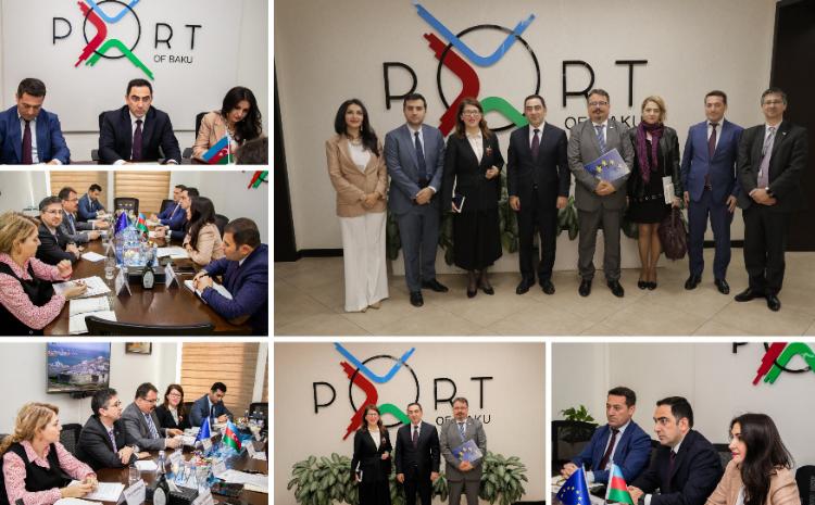 EU Ambassador and EBRD Regional Office Head visited the Port of Baku 