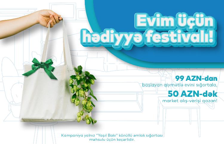 PAŞA Sığortadan "Evim üçün hədiyyə festivalı" kampaniyası 