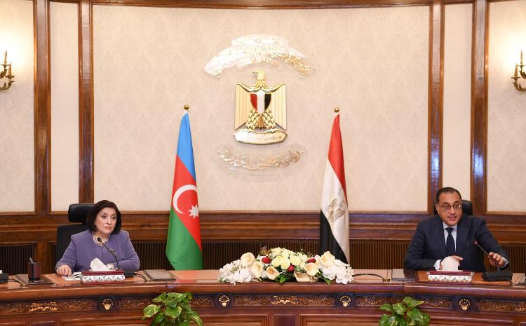 Sahiba Gafarova Meets Prime Minister of Arab Republic of Egypt 
