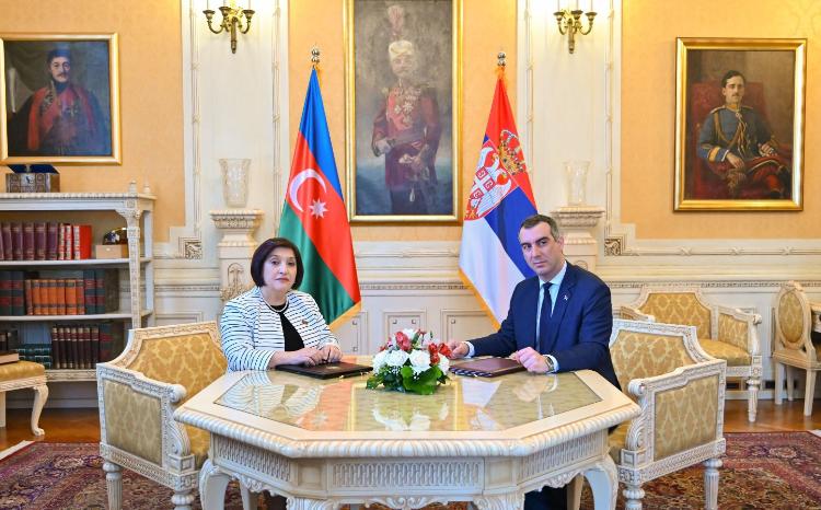Между парламентами Азербайджана и Сербии подписан меморандум взаимопонимании 