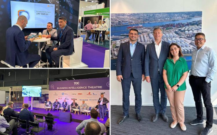 The Port of Baku was represented at the TOC2023 Europe conference and exhibition in Rotterdam 