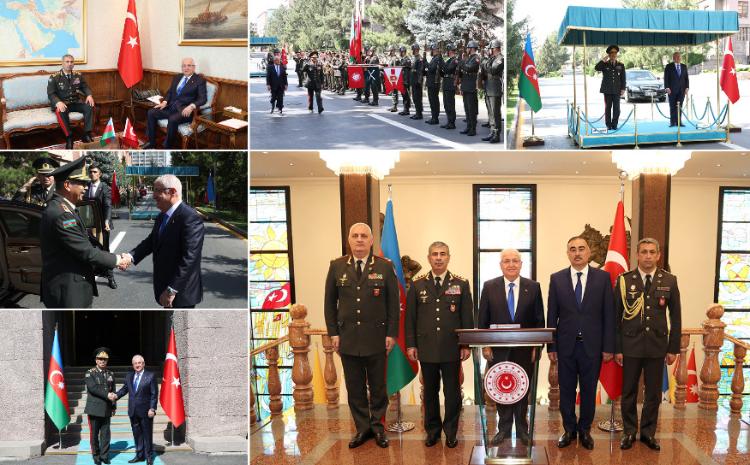 Azerbaijan Defense Minister meets with Turkish Minister of National Defense - VIDEO