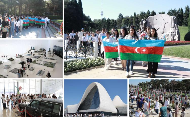 Diaspora youths visited the Alley of Honor and the Second Martyrs Lane 