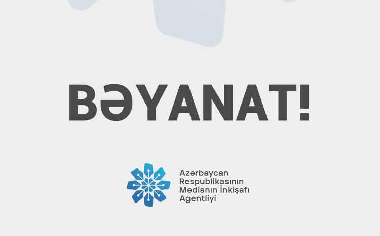 MEDİA Şuşa Qlobal Media Forumunun iştirakçılarına qarşı aparılan təhdid kampaniyası ilə bağlı bəyanat yayıb 