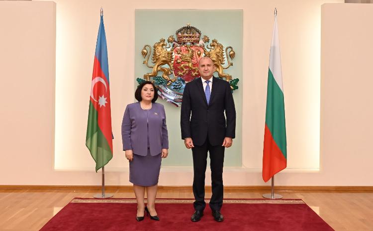 Сагиба Гафарова встретилась с президентом Республики Болгария Руменом Радевым 