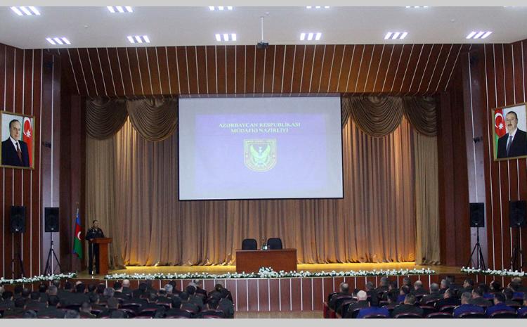 Conference with the participation of the command staff of the Azerbaijan Army is being held 