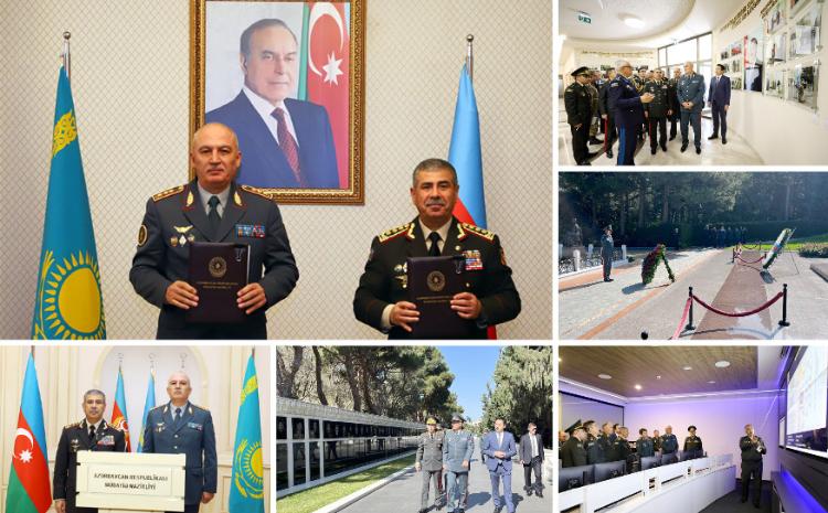 Azerbaijan and Kazakhstan discuss prospects for the development of military cooperation - VIDEO
