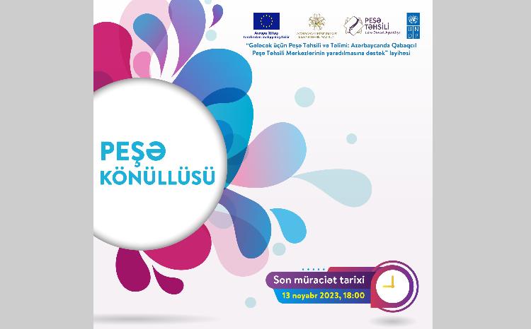EU and UNDP announce a Call for Volunteers to be involved in vocational education 