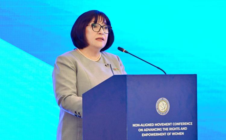 Sahiba Gafarova Speaks at a Non-Aligned Movement Conference 