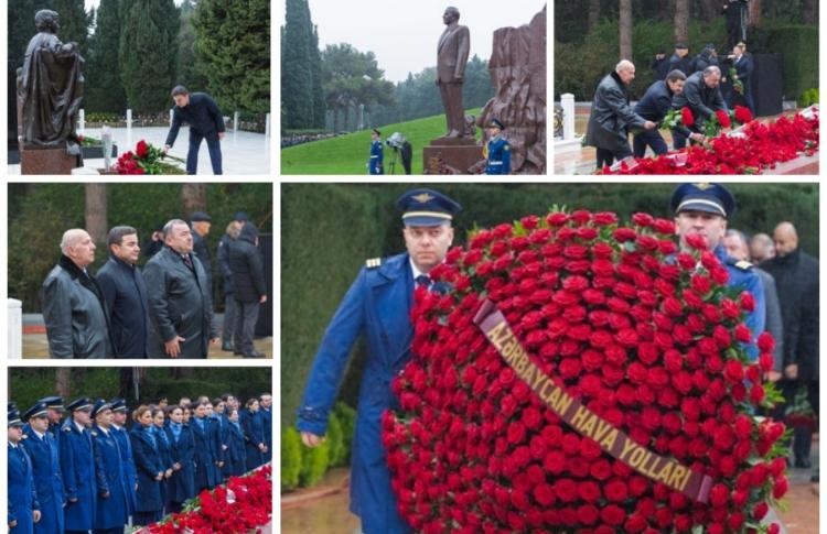 AZAL Team Pays Tribute to the National Leader Heydar Aliyev 