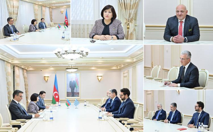 Sahiba Gafarova Meets with Ambassadors of Hashemite Kingdom of Jordan, Croatia and Greece 