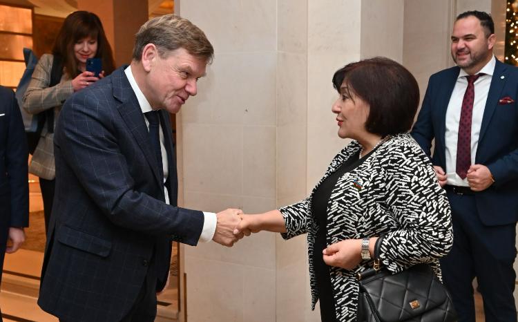 Sahiba Gafarova Meets with Head of Bundestag’s Germany-South Caucasus Parliamentary Group 
