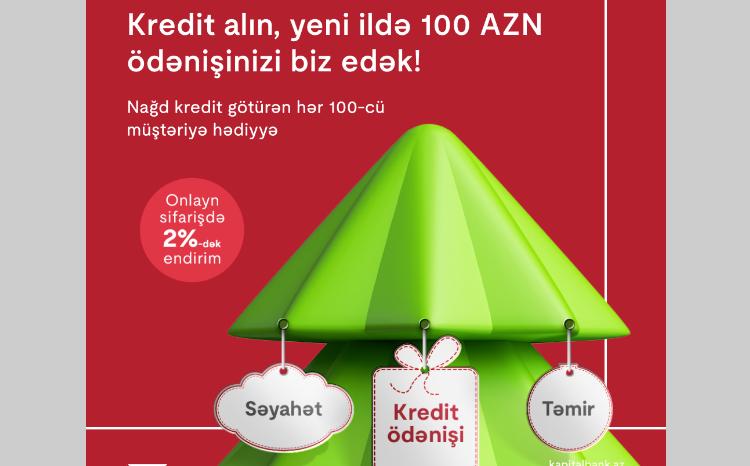 Kapital Bank continues its private cash loan campaign for the new year 