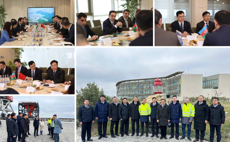 A meeting was held with the delegation of the Port of Qingdao in the Port of Baku 