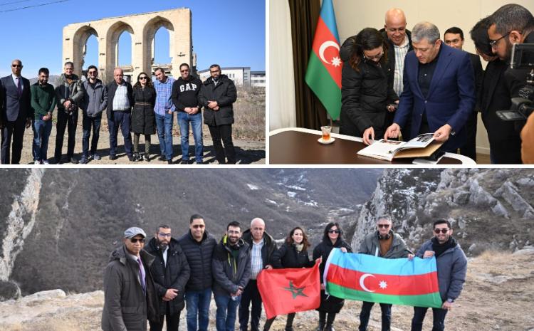 Mарокканские журналисты побывали в Агдаме, Аскеране и Шуше 