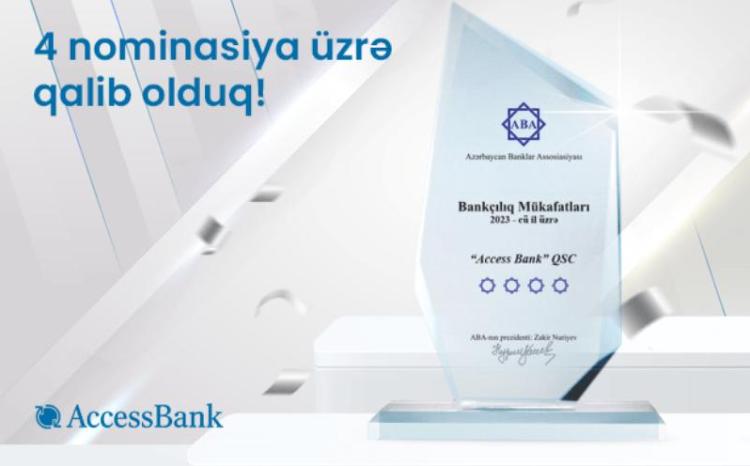 AccessBank 4 nominasiya üzrə qalib oldu! 