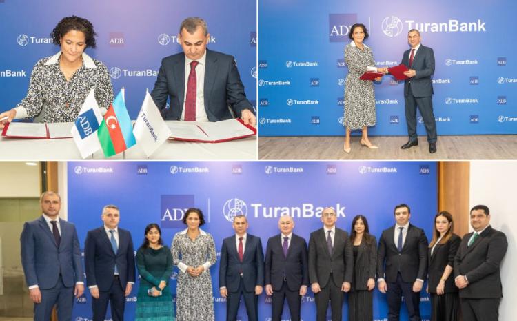 "TuranBank"la Asiya İnkişaf Bankı arasında ticarət maliyyələşdirilməsi üzrə - Önəmli saziş