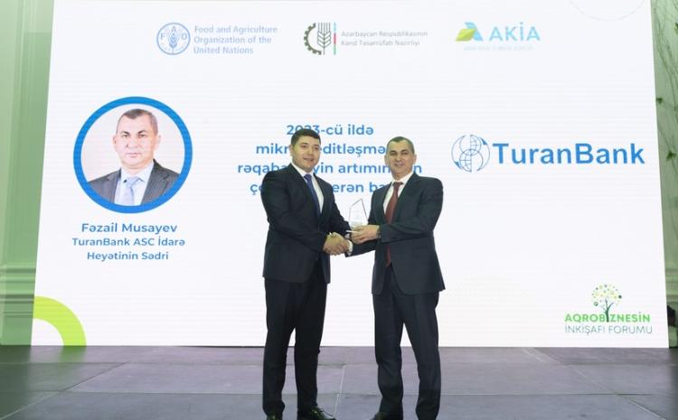 "TuranBank" mikrokreditləşmədə rəqabətliliyin artımına ən çox töhfə verən bank oldu 