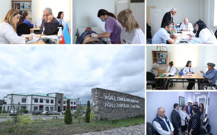 Минздрав организовал в Зангиланском и Джебраильском районах кардиологическое обследование населения 