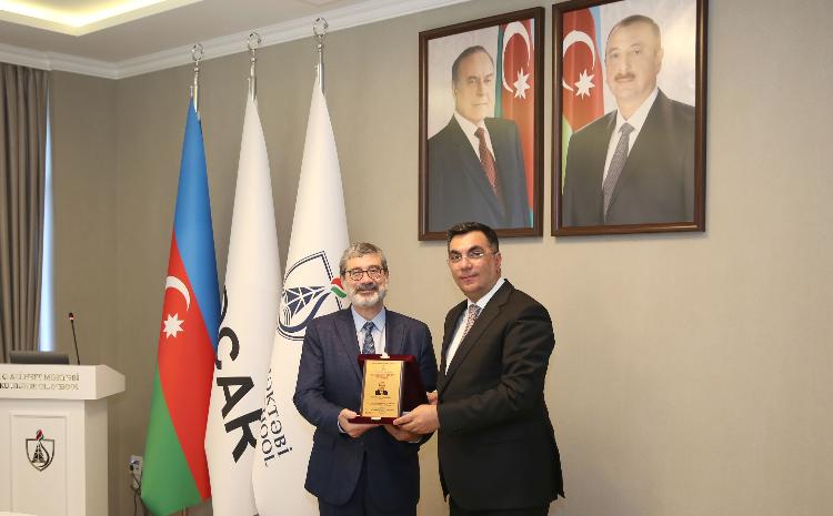 President of Sabanci University visits Baku Higher Oil School 