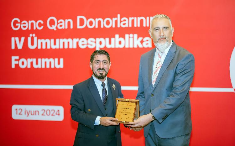 Bank Respublika qan donorluğunda fəal iştirakına görə mükafatlandırılıb 
