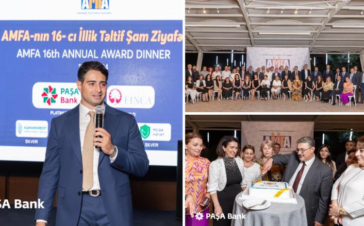 PAŞA Bank AMFA-nın illik təltifetmə tədbirin “Platinum” tərəfdaşı olub 