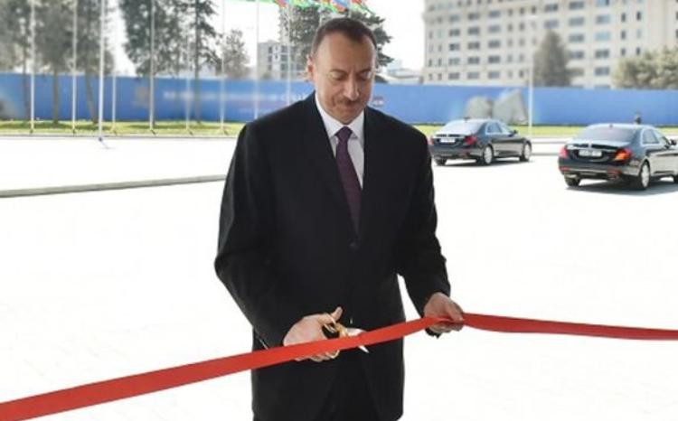 Prezident Xankəndidə “Palace” hotelinin açılışında iştirak edib 