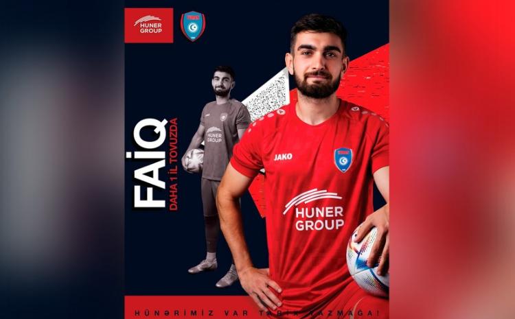 "Turan Tovuz" daha bir futbolçusu ilə müqavilə müddətini uzadıb 
