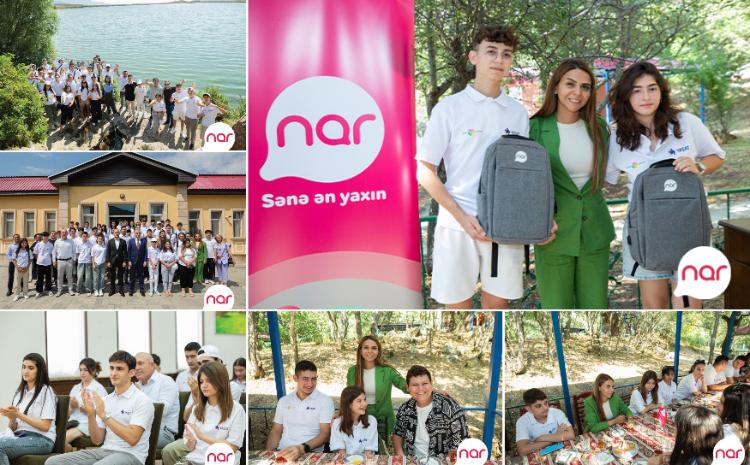 Nar оказал поддержку лагерю, организованному фондом "YAŞAT" для детей шехидов 