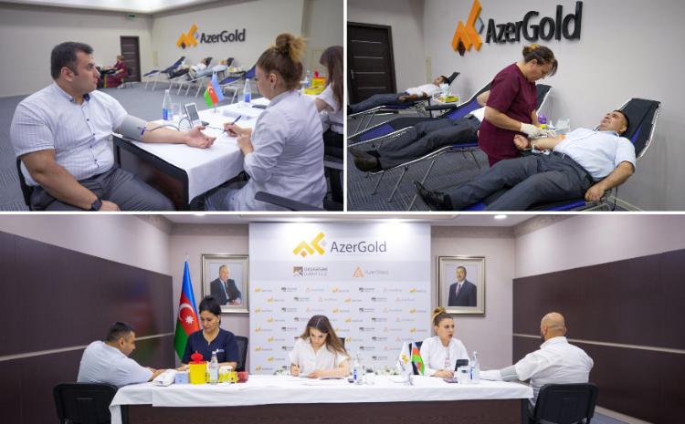 В ЗАО «AzerGold» состоялась очередная акция по сдаче крови 