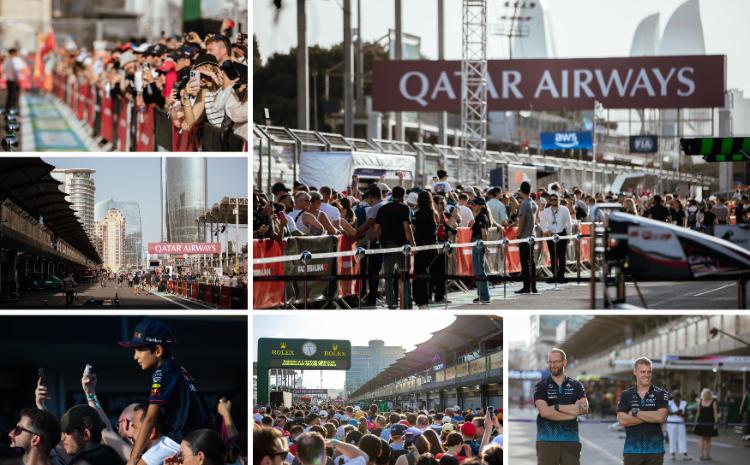 Formula 1 Qatar Airways Azerbaijan Grand Prix 2024: Thrill-Seekers Enjoy Pit Lane Walk 