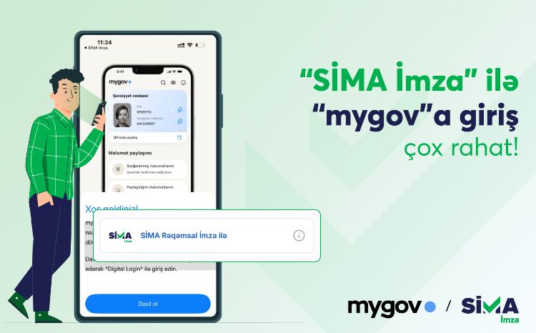 Все документы на "mygov" теперь доступны с "SİMA İmza"! 