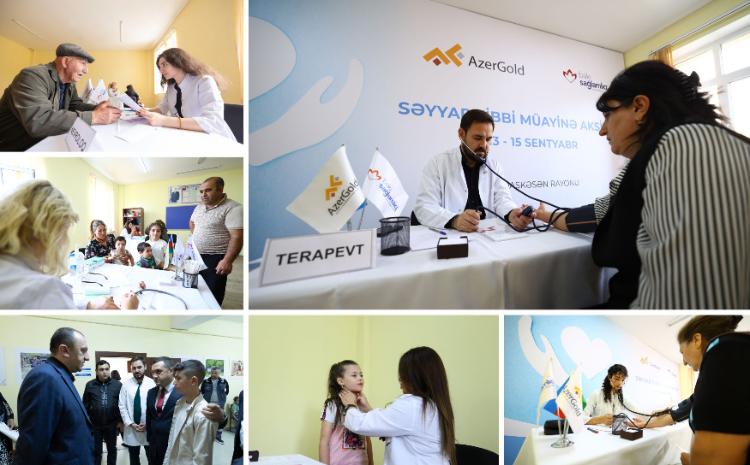 Medical examination campaign organized by AzerGold CJSC in Dashkasan was completed 