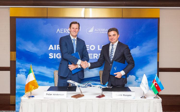 AZAL Signs Agreement to Lease Six New Airbus A320neo and A321neo from AerCap 