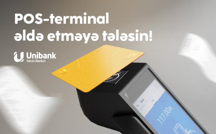 Unibankdan sahibkarlara təklif: POS- terminal xidmətinə qoşul, smart kassa istifadəsindən faydalan! 