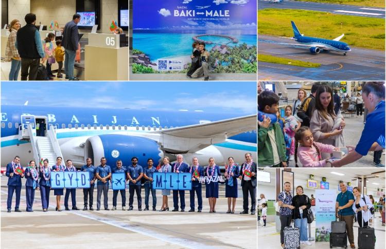 AZAL Operated Its First Flight from Baku to the Maldives 
