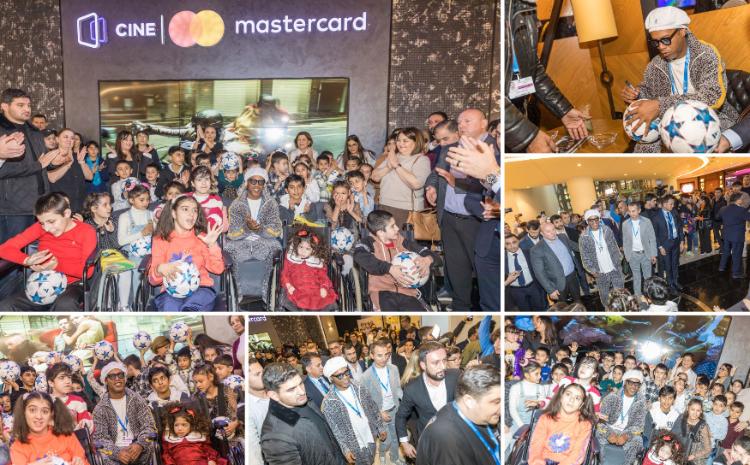 In “CineMastercard”, the legendary Ronaldinho gave joy to Azerbaijani children 