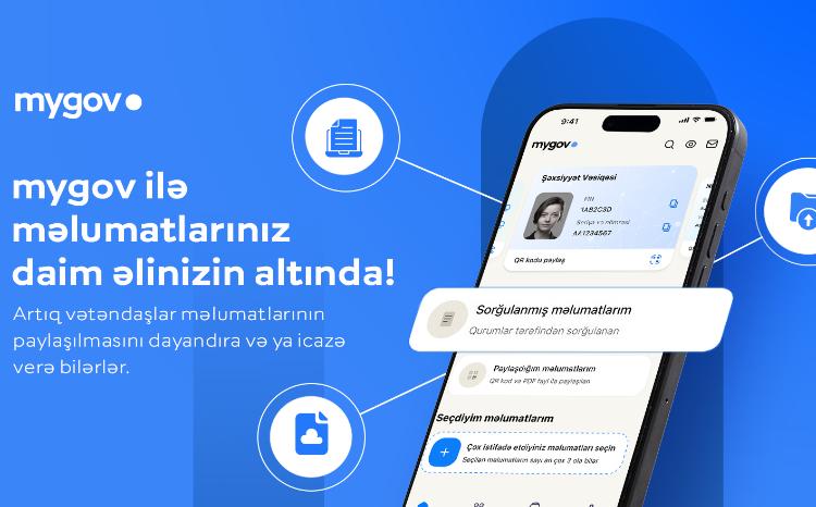 Vətəndaşlar fərdi məlumatlarının özəl müəssisələr tərəfindən sorğulanmasına verdikləri razılıqları “mygov” vasitəsilə ləğv edə bilərlər 