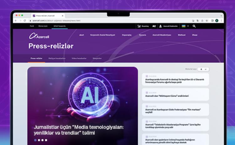 Azercell organizes training for journalists on subject of innovations and trends in media technologies 