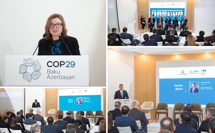 Azərbaycan Mərkəzi Bankı və BMK COP29 çərçivəsində Maliyyə, İnvestisiya və Ticarət Günündə tədbir təşkil edib 