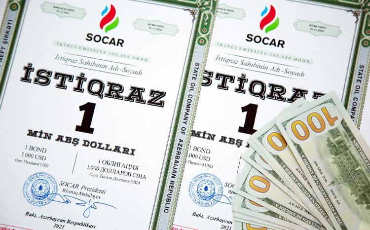 SOCAR İstiqrazlarının 12-ci kupon ödənişi edilib 