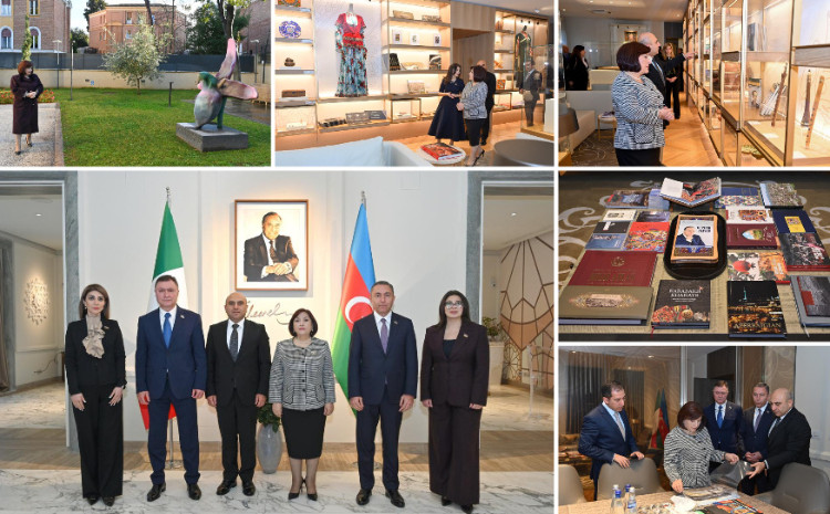 Speaker of Milli Majlis Calls at Azerbaijani Embassy in Italy 