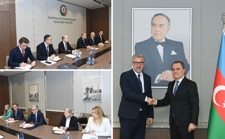 Ceyhun Bayramov Sloveniya XİN-in dövlət katibi ilə görüşüb 