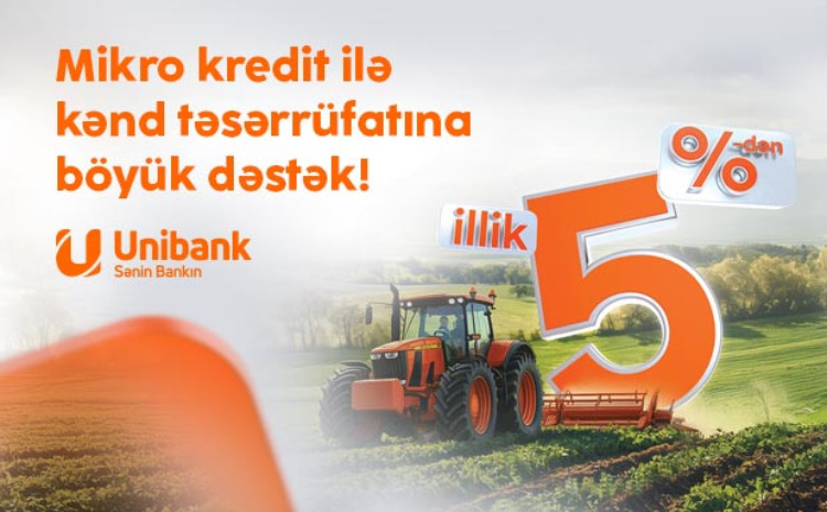 Unibank sərfəli mikro kreditlər təklif edir 